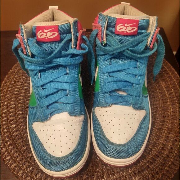 Nike 6.0 High Dunk Womens Sneaker Skater Shoes Sz 9 Retro 454054-136 - Picture 3 of 8